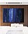 Duo de Quadros Abstrato Tons de Azul Efeito Pintura Canvas Moldura - Imagem 5
