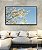 Quadro Horizontal Árvore Flores Brancas Céu Azul Paisagem Canvas Moldura - Imagem 2
