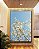 Quadro Vertical Árvore Flores Brancas Céu Azul Paisagem Canvas Moldura - Imagem 5
