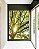 Quadro Vertical Árvore Folhas Verdes Reflexos do Sol Paisagem Canvas Moldura - Imagem 4