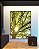 Quadro Vertical Árvore Folhas Verdes Reflexos do Sol Paisagem Canvas Moldura - Imagem 1