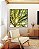 Quadro Quadrado Árvore Folhas Verdes Reflexos do Sol Paisagem Canvas Moldura - Imagem 3