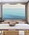 Quadro Horizontal Mar Azul Claro e Calmo Natureza Canvas Moldura - Imagem 2