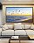 Quadro Horizontal Praia de Mar Azul e Pássaros no céu Natureza Canvas Moldura - Imagem 4