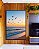Quadro Vertical Praia de Mar Azul e Pássaros no céu Natureza Canvas Moldura - Imagem 5