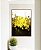 Quadro Vertical Abstrato Mosaico Dourado Marrom Branco Canvas Moldura - Imagem 5