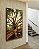 Quadro Vertical Árvore Folhas e Raízes Sol Natureza Canvas Moldura - Imagem 4