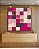 Quadro Quadrado Abstrato Geométrico Degradê Mosaico Rosa Canvas Moldura - Imagem 3