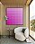 Quadro Quadrado Abstrato Degradê Geométrico Rosa Canvas Moldura - Imagem 3