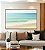 Quadro Horizontal Praia de Mar Calmo Turquesa e Céu Claro Natureza Canvas Moldura - Imagem 3