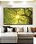 Quadro Horizontal Árvore Folhas Verdes Luzes do Sol Céu de Floresta Canvas Moldura - Imagem 3