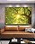 Quadro Horizontal Árvore Folhas Verdes Luzes do Sol Céu de Floresta Canvas Moldura - Imagem 5