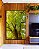 Quadro Vertical Árvores Folhas Verdes Céu Claro Paisagem Natureza Canvas Moldura - Imagem 1