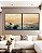 Duo de Quadros Quadrados Praia Pedras Mar Turquesa Natureza Canvas Moldura - Imagem 5