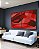 Duo de Quadros Abstrato Tons de Vermelho Preto Canvas Moldura - Imagem 5