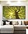 Quadro Horizontal Paisagem Copa de Árvore Sol Folhas Verdes Natureza Canvas Moldura - Imagem 3