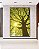 Quadro Vertical Paisagem Copa de Árvore Sol Folhas Verdes Natureza Canvas Moldura - Imagem 4