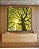 Quadro Quadrado Paisagem Copa de Árvore Sol Folhas Verdes Natureza Canvas Moldura - Imagem 3