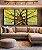Trio de Quadros Árvore Ipê Amarelo Céu Azul Nartureza Paisagem Canvas Moldura - Imagem 3