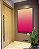 Quadro Vertical Abstrato Degradê Rosa Marfim Canvas Moldura - Imagem 4