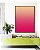 Quadro Vertical Abstrato Degradê Rosa Marfim Canvas Moldura - Imagem 5