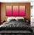 Trio de Quadros Abstrato Degradê Rosa Marfim Canvas Moldura - Imagem 2