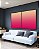 Duo de Quadros Abstrato Degradê Rosa Marfim Canvas Moldura - Imagem 5