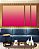 Trio de Quadros Estilizados Abstrato Degradê Rosa Marfim Canvas Moldura - Imagem 3