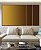 Trio de Quadros Estilizados Abstrato Degradê Amarelo Mostarda Marrom Canvas Moldura - Imagem 5