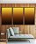 Trio de Quadros Abstrato Degradê Amarelo Mostarda Marrom Canvas Moldura - Imagem 5