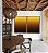 Duo de Quadros Abstrato Degradê Amarelo Mostarda Marrom Canvas Moldura - Imagem 2