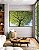 Quadro Horizontal Paisagem Copa de Árvore Folhas Verdes Natureza Canvas Moldura - Imagem 4