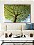 Quadro Horizontal Paisagem Copa de Árvore Folhas Verdes Natureza Canvas Moldura - Imagem 2