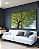 Duo de Quadros Paisagem Copa de Árvore Folhas Verdes Natureza Canvas Moldura - Imagem 4