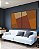 Duo de Quadros Abstrato Geométrico Marrom Telha Canvas Moldura - Imagem 2