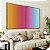Duo de Quadros Abstrato Degradê Amarelo Rosa Azul Turquesa Canvas Moldura - Imagem 4