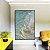 Quadro Vertical Onda em Mar Azul Turquesa Natureza Canvas Moldura - Imagem 3