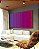 Quadro Horizontal Abstrato Degradê Listras Rosa Magenta Canvas Moldura - Imagem 5