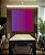 Quadro Quadrado Abstrato Degradê Listras Rosa Magenta Canvas Moldura - Imagem 5