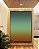 Quadro Vertical Abstrato Degradê Terracota Verde Turquesa Canvas Moldura - Imagem 2