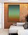 Quadro Vertical Abstrato Degradê Terracota Verde Turquesa Canvas Moldura - Imagem 5