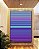 Quadro Vertical Abstrato Degradê Lilás Roxo Rosa Azul Canvas Moldura - Imagem 3