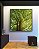 Quadro Quadrado Árvores Folhas Verdes Natureza Paisagem Canvas Moldura - Imagem 5