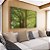 Duo de Quadros Árvores Folhas Verdes Natureza Paisagem Canvas Moldura - Imagem 3