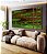 Trio de Quadros Estilizados Abstrato Mosaico Verde Marrom Canvas Moldura - Imagem 5