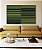 Duo de Quadros Abstrato Degradê Listras Geométrico Verde Canvas Moldura - Imagem 5