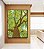 Quadro Vertical Árvore Luz Natural Folhas Verdes Canvas Moldura - Imagem 2
