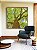 Quadro Quadrado Árvore Luz Natural Folhas Verdes Canvas Moldura - Imagem 3