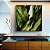 Quadro Quadrado Folhas Verdes Folhagem Plantas Natureza Canvas Moldura - Imagem 5