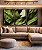 Trio de Quadros Folhas Verdes Folhagem Plantas Natureza Canvas Moldura - Imagem 2